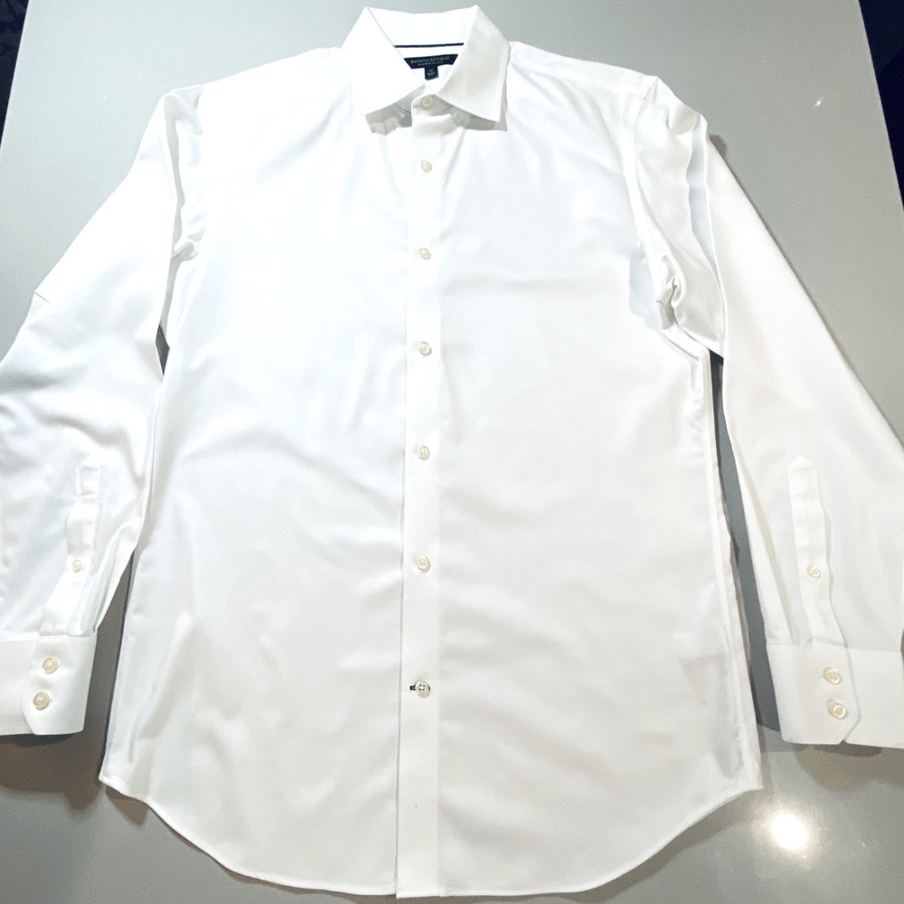 Non-Iron, Slim, Button Up Dress Shirt